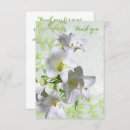 Search for white flowers sympathy thank you cards Elegant