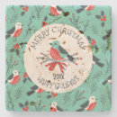 Search for christmas stone coasters Red