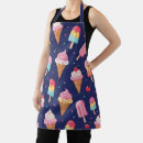 Search for ice cream pattern aprons Food