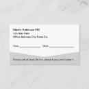 Search for medical appointment cards Modern
