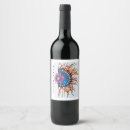 Search for sun flower labels Black