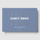 Search for dusty blue guest books Silver