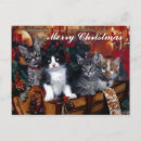 Search for victorian kitten christmas cards Kitty