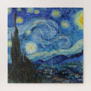Search for stars in the night sky puzzles Van gogh