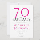 Search for 70 year old invitations 70 and fabulous