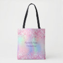 Search for holographic tote bags Purple