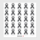 Search for black awareness ribbon stickers Mourning