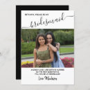 Search for black and white bridesmaid cards Modern
