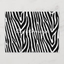 Search for zebra stripe pattern postcards For her
