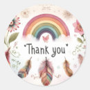 Search for boho thank you stickers Birthday