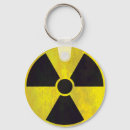 Search for radiation signs key rings Warning