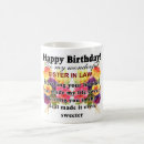 Search for best sister in law mugs Birthday