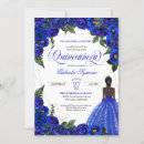Search for blue gold quinceanera invitations Quinceañera