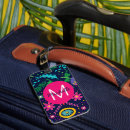 Search for bright luggage tags Initial