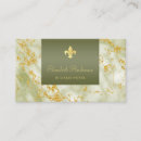 Search for fleur de lis business cards Elegant
