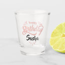 Search for party favors shot glasses Typography