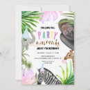 Search for jungle animal invitations For kids