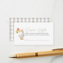 Search for diaper raffle enclosure cards Gingham