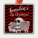 Search for goth christmas tree decorations Black