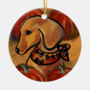 Search for dachshund christmas tree decorations doxie