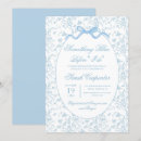 Search for toile bridal shower invitations Something blue