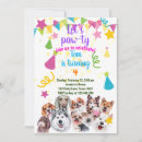 Search for dog party invitations Cartoon