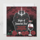 Search for vampire halloween invitations Red