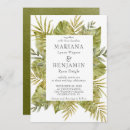 Search for rainforest wedding invitations Greenery