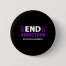 Search for addiction awareness badges Purple