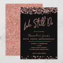 Search for faux rose gold invitations Glitter