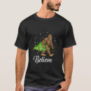 Search for bigfoot christmas tshirts Believe