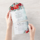 Search for red berries wedding invitations Greenery