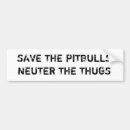 Search for pitbull bumper stickers Rescue