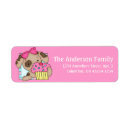Search for happy birthday return address labels Pink