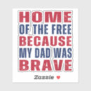 Search for because of the brave stickers Veteran