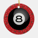 Search for pool cue christmas tree decorations Eight ball