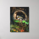 Search for racoon canvas prints Woodland