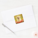 Search for red dog stickers Golden retriever