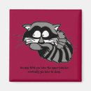 Search for racoon magnets Cartoon