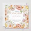 Search for peach bridal shower invitations Summer