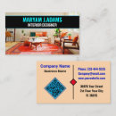 Search for home staging business cards Interior design