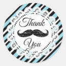 Search for moustache baby shower stickers Black
