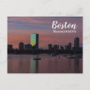 Search for massachusetts skyline postcards Downtown