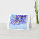 Search for purple flower blank cards Iris