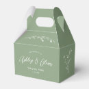 Search for sage green favour boxes Rustic