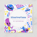 Search for cartoons business cards Illustrator