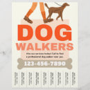 Search for tear off flyers Dog walker