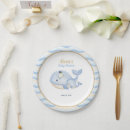 Search for whale paper plates Under the sea
