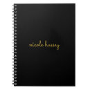 Search for black paper notebooks Gold