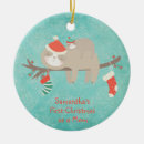 Search for sloth christmas tree decorations Baby